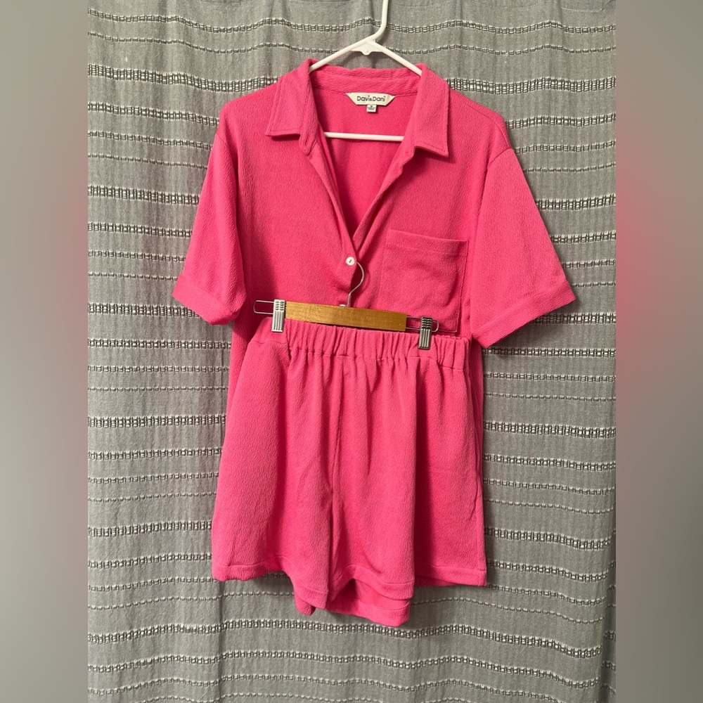VICI Barbie girl pink outfit top and shorts